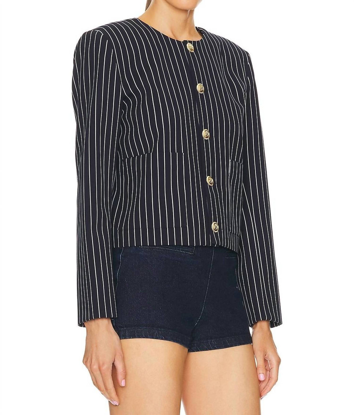 Frame - Button Front Jacket - Petite