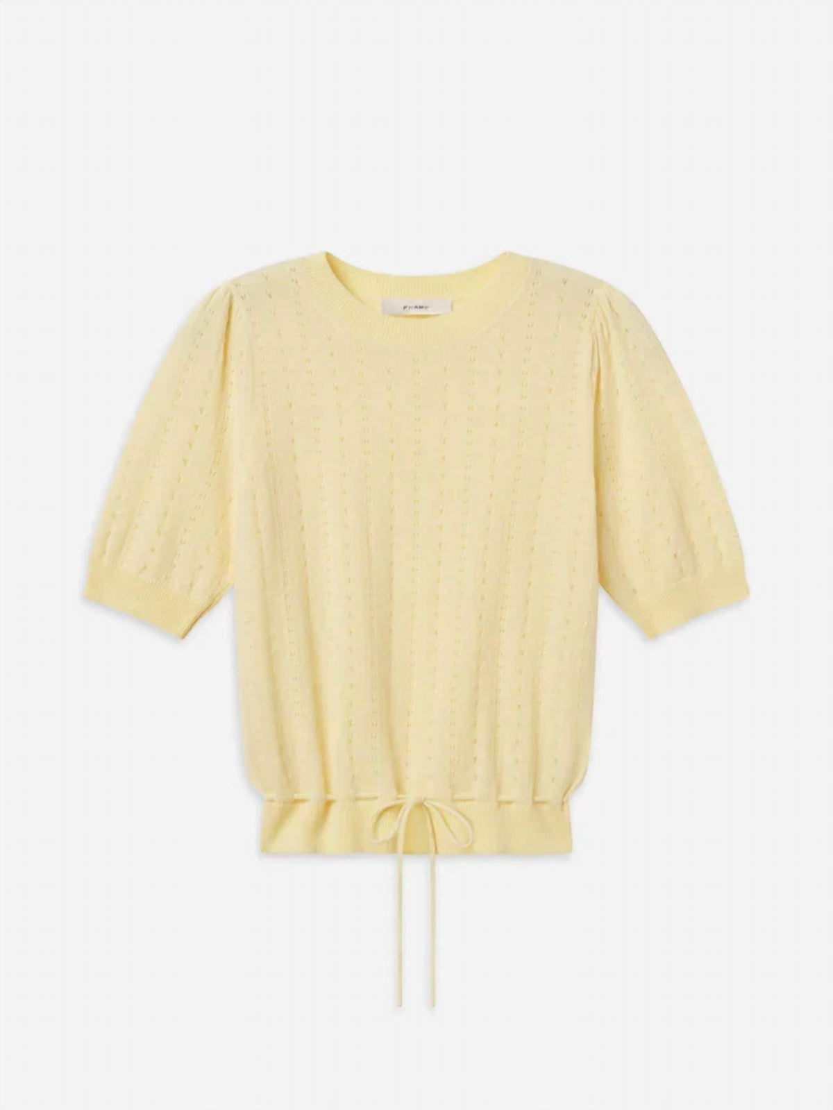 Frame - Cashmere Short Sleeve Charm Sweater