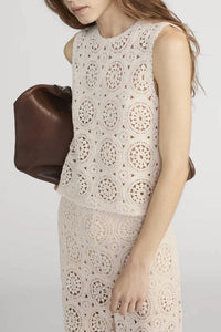 Frame - Crochet Tank