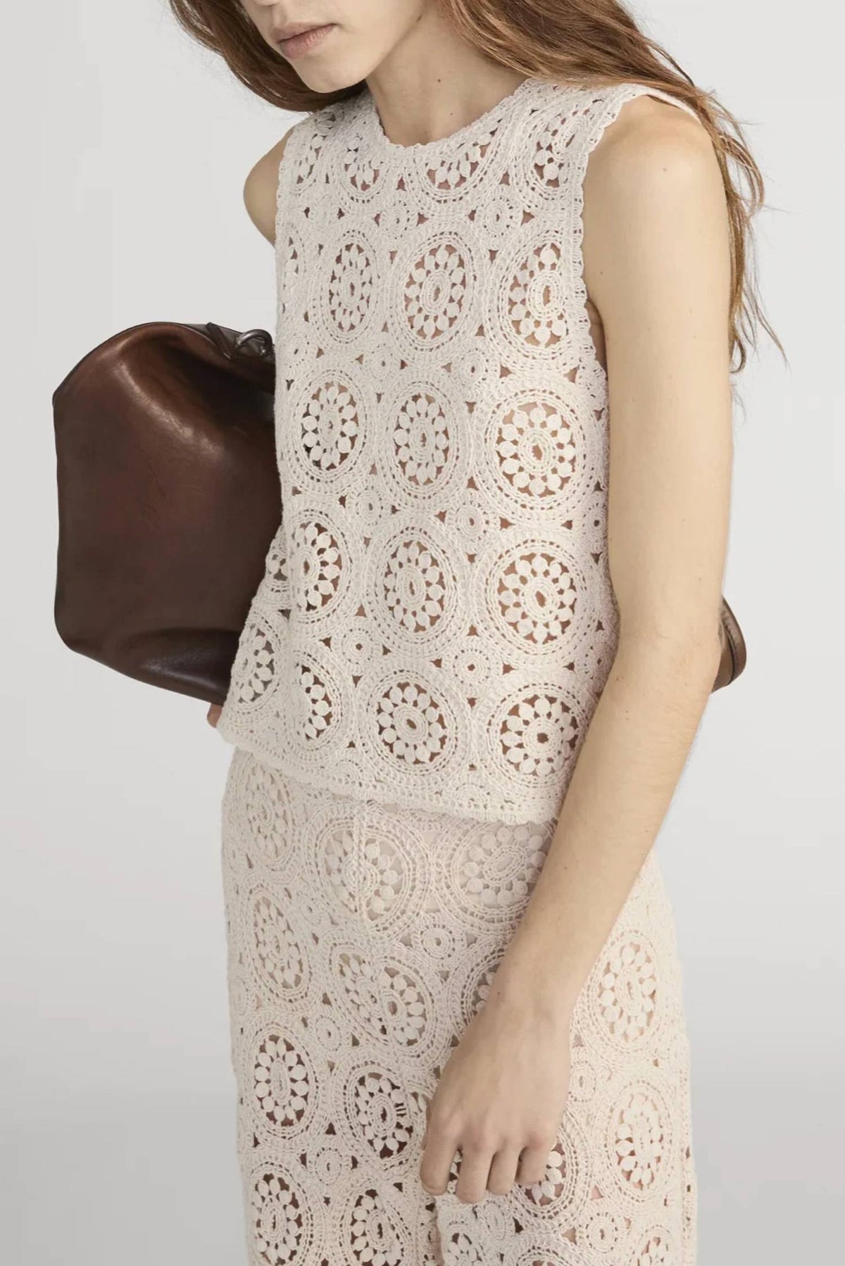 Frame - Crochet Tank