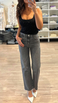 Frame - Denim Le Jane Ankle Raw Fray Jeans