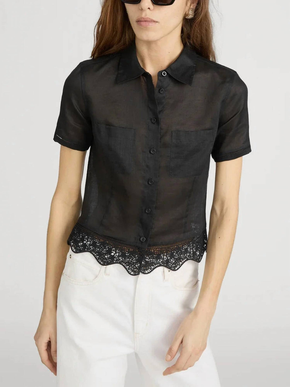 Frame - Embroidered Seaside Top