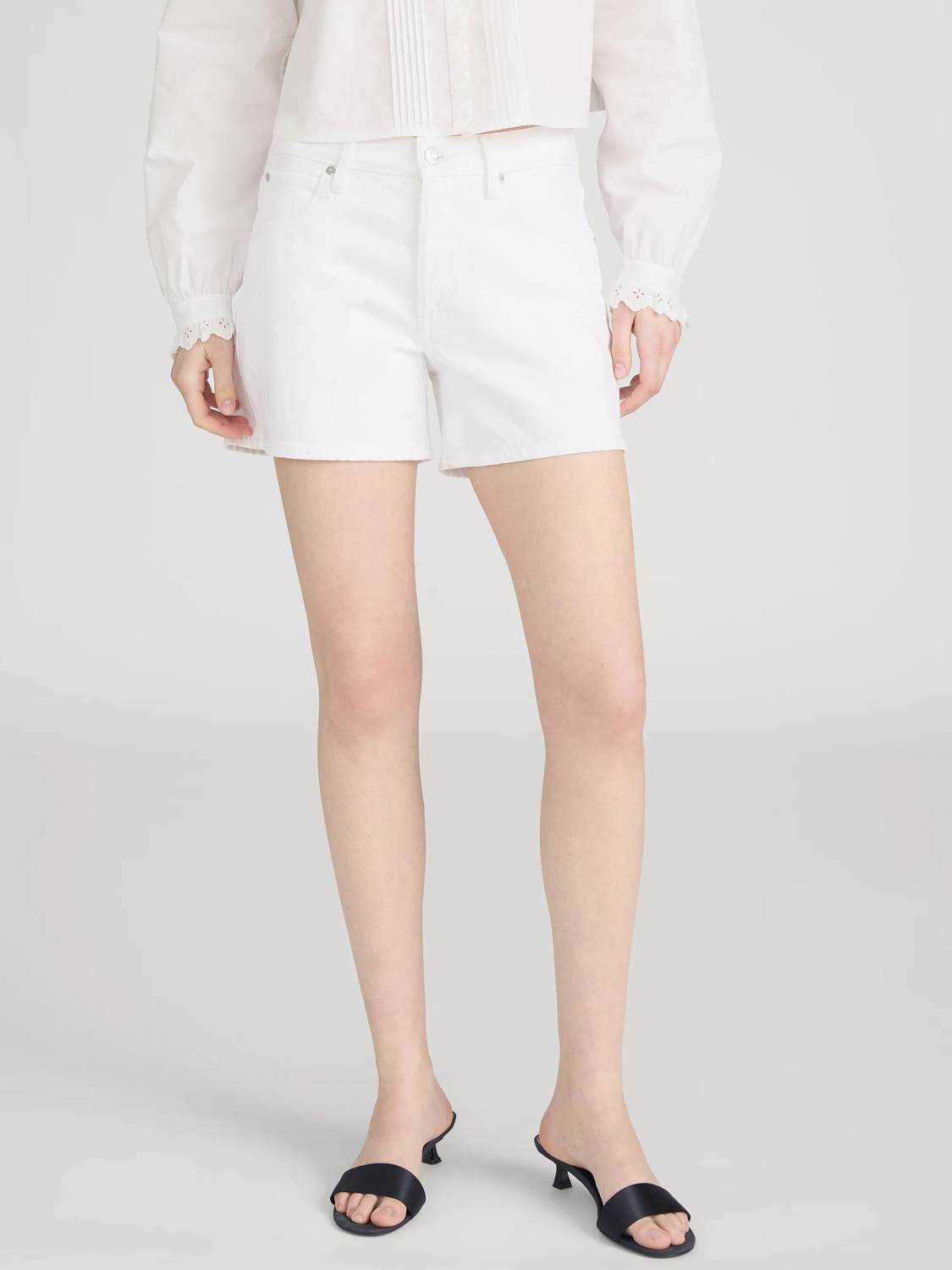 Frame - Hang Mid Thigh Denim Short