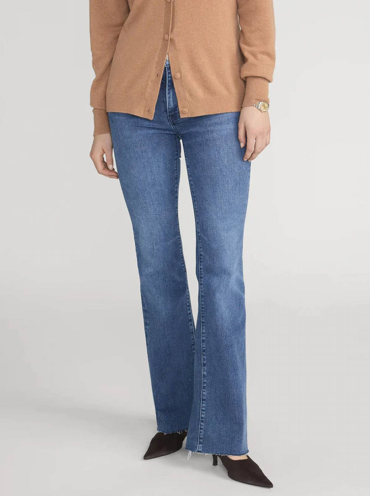 Frame - Icon Raw Hem Flare Jeans