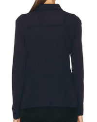 Frame - Jersey Button Up Shirt - blue - button - down - shirts - clothing
