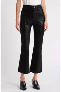 Frame - LE CROP MINI BOOT LEATHER PANTS