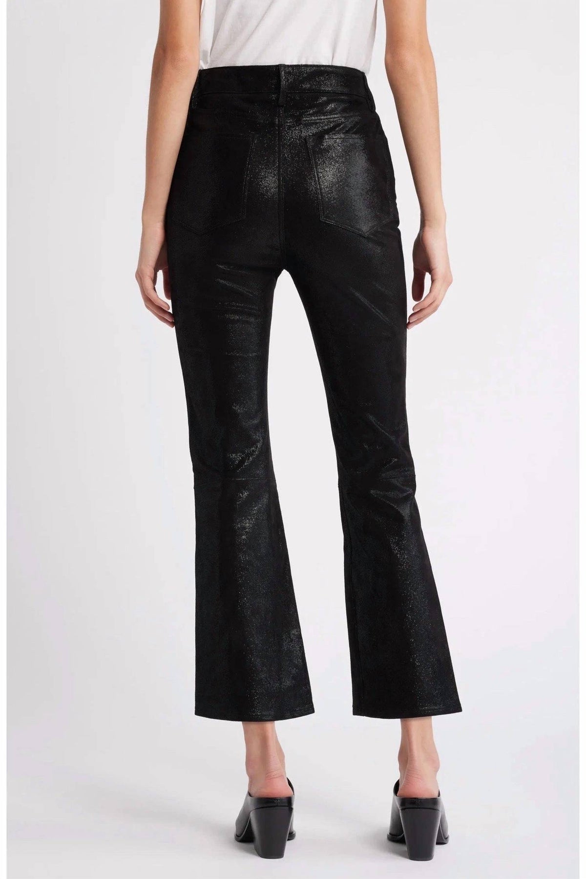 Frame - LE CROP MINI BOOT LEATHER PANTS