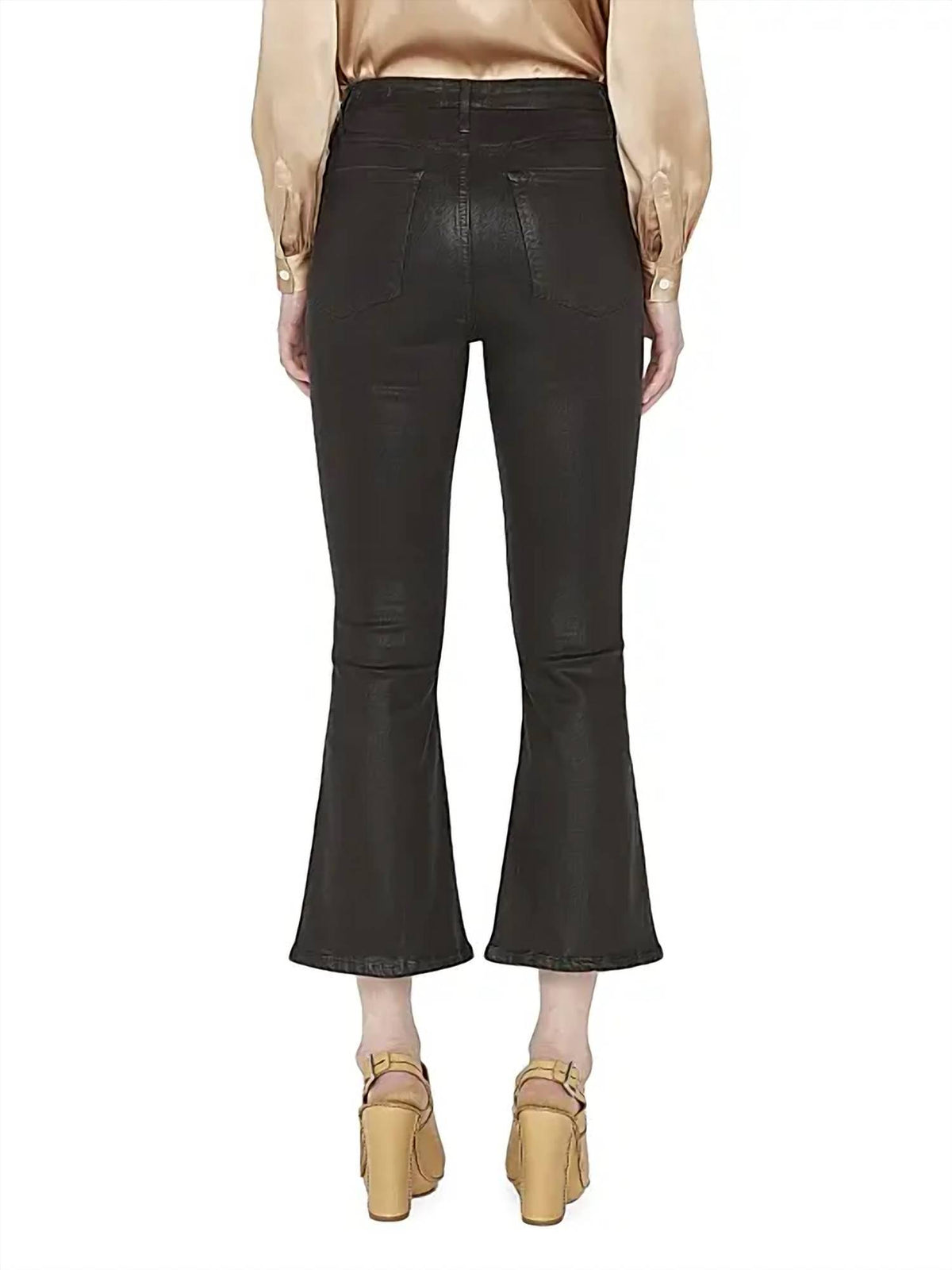 Frame - Le Crop Wax Flare Jeans