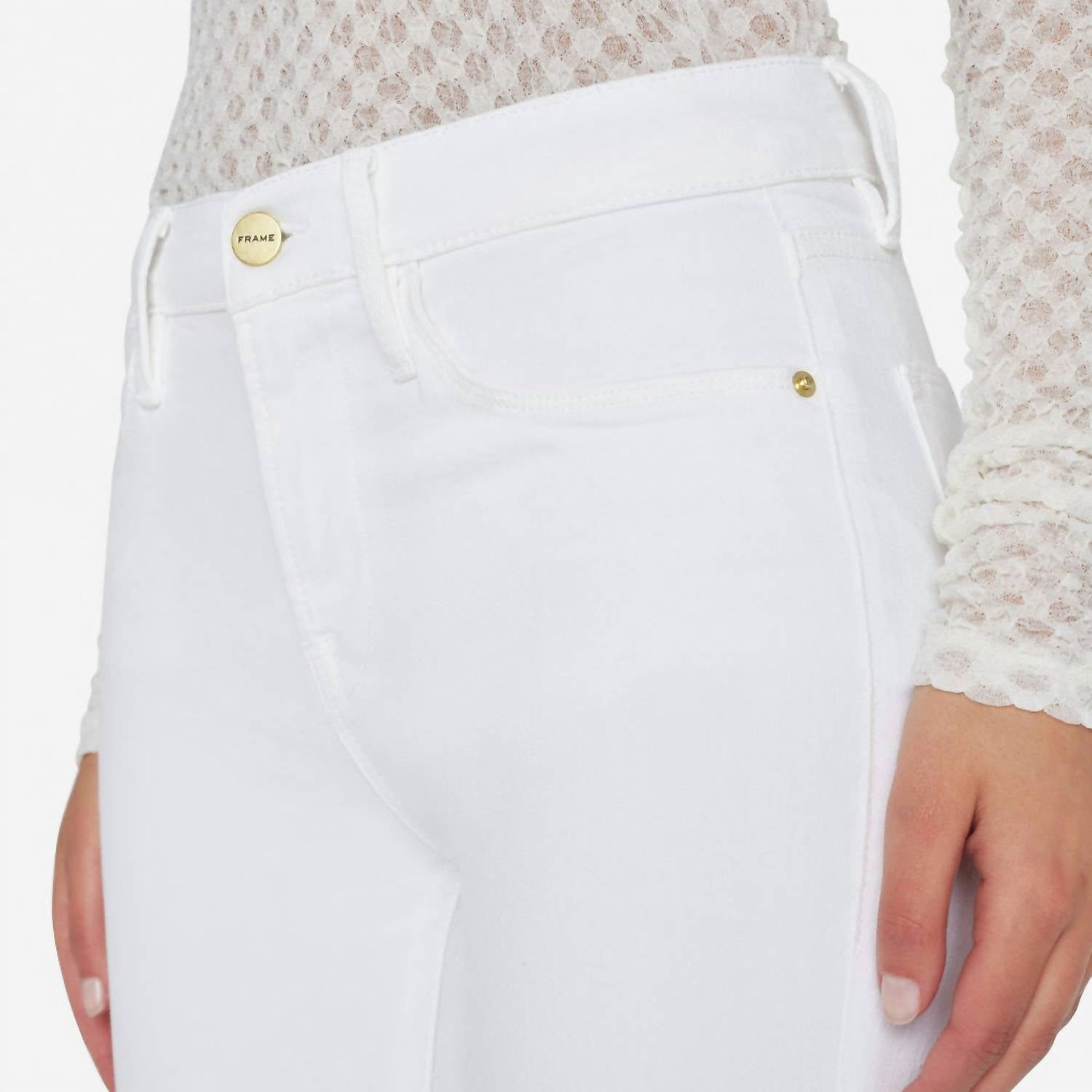 Frame - Le High Rise Skinny Jeans - clothing - jeans - skinny