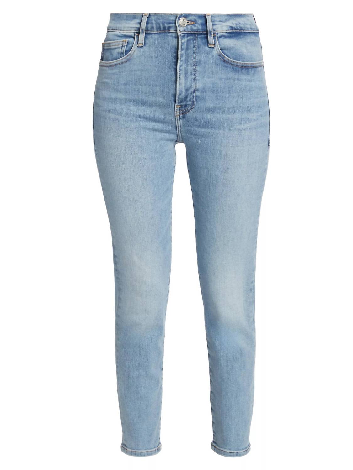 Frame - Le High Skinny Crop Jean - blue - clothing - cotton - blend