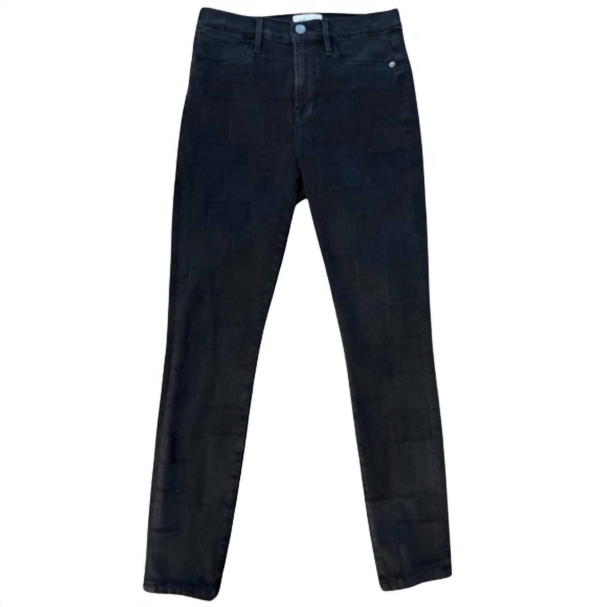 Frame - Le High Skinny Laser Patchwork Jeans