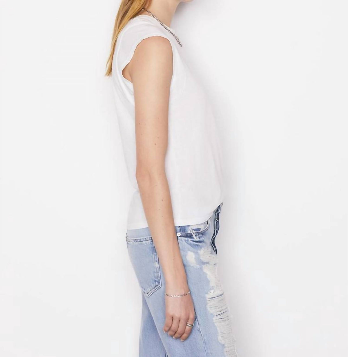 Frame - Le Mid Rise Muscle Tee