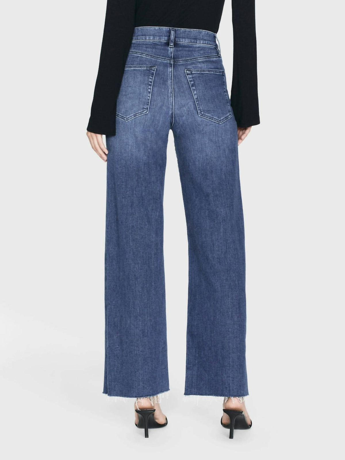 Frame - Le Slim Palazzo Raw Jeans