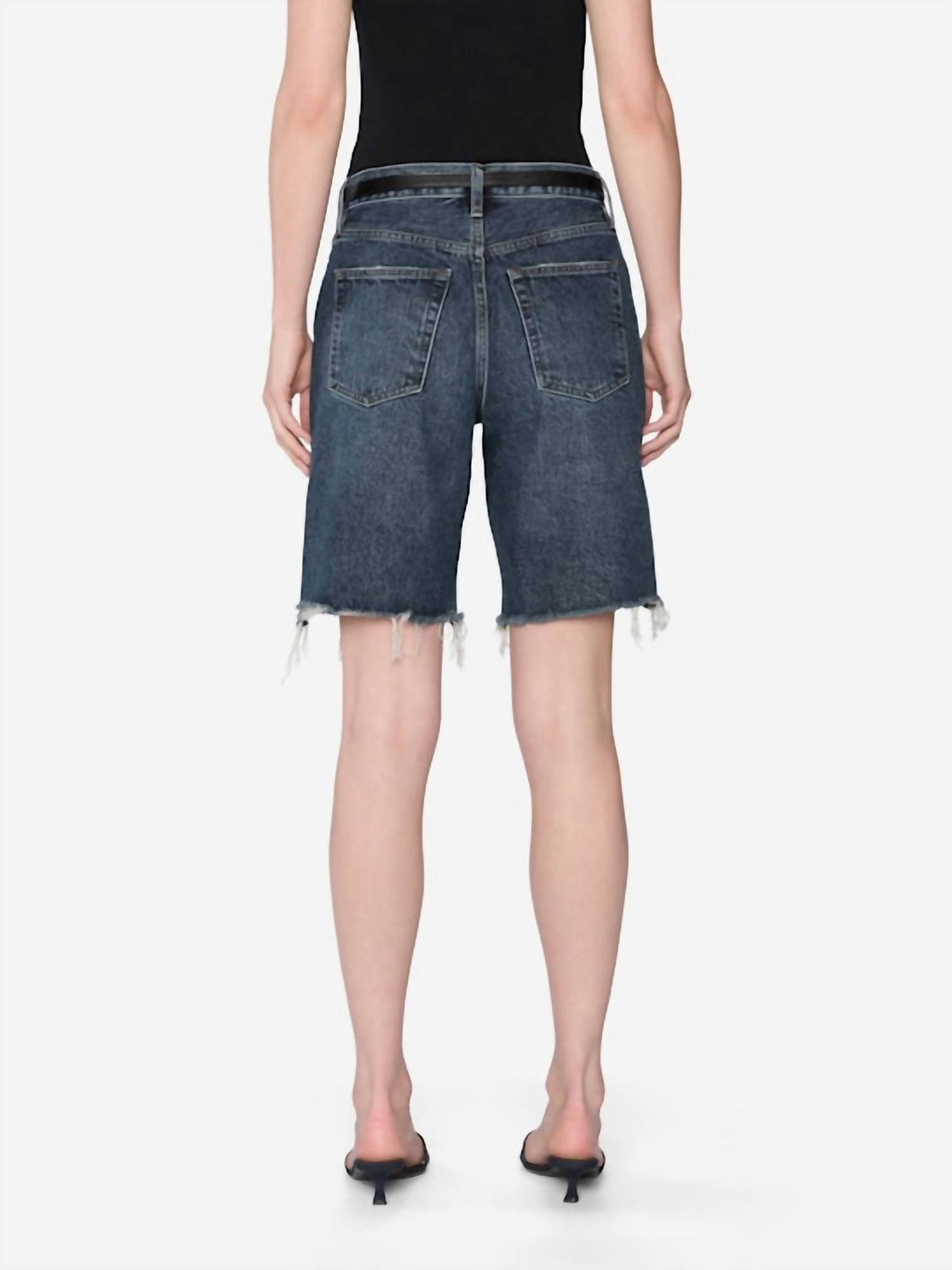 Frame - Leisure High Rise Knee Length Short