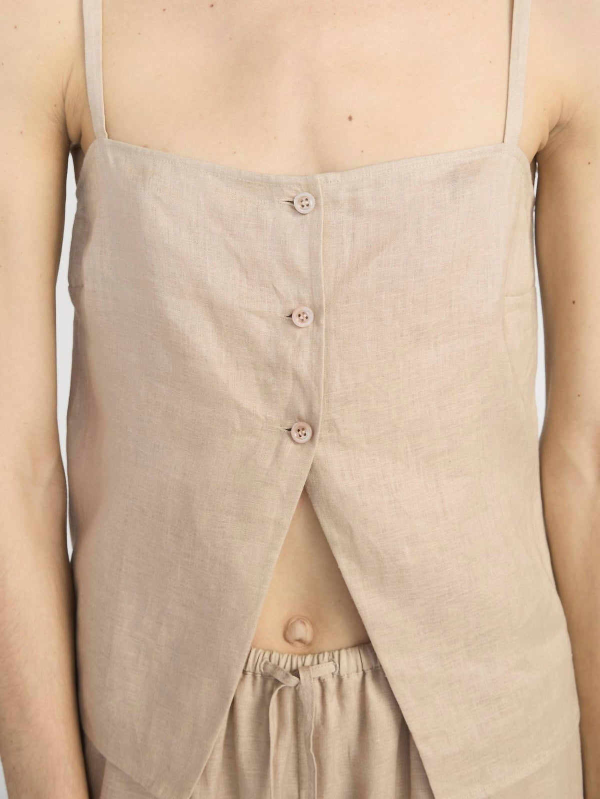 Frame - Linen Button Cami