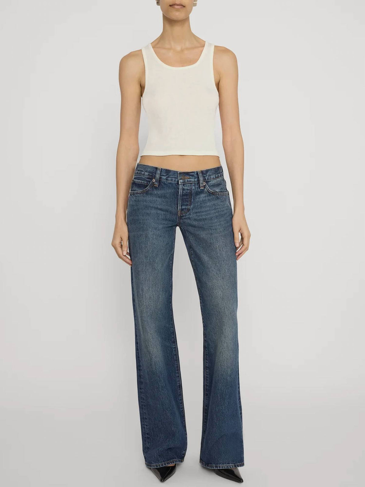 Frame - Low Rise Gray Jean