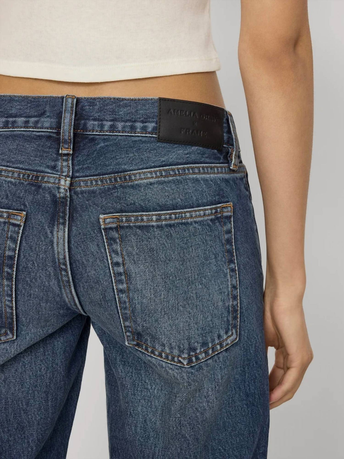 Frame - Low Rise Gray Jean