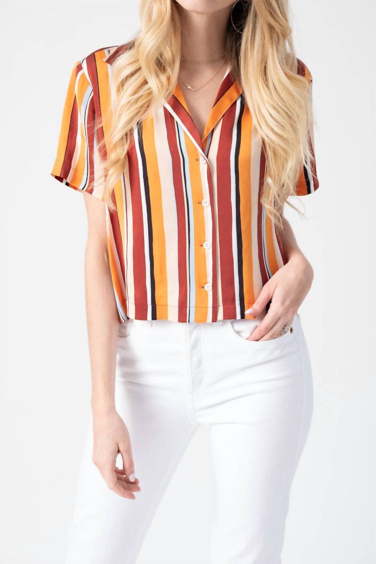 Frame - Mini Short Sleeve Shirt