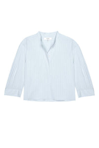 Frame - Modern Puff Sleeve Top - blouses - blue - clothing