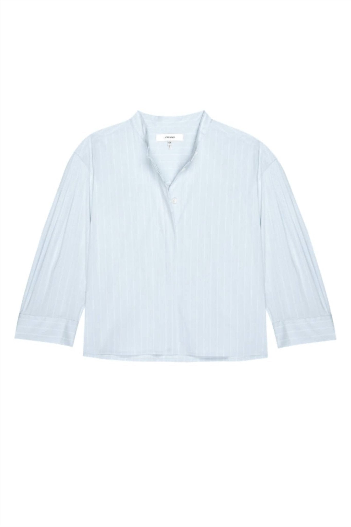 Frame - Modern Puff Sleeve Top - blouses - blue - clothing