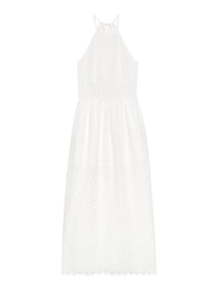 Frame - Paisley Eyelet Midi Dress