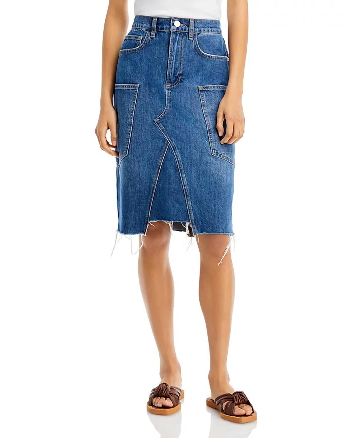 Frame - Patch Pocket Skirt