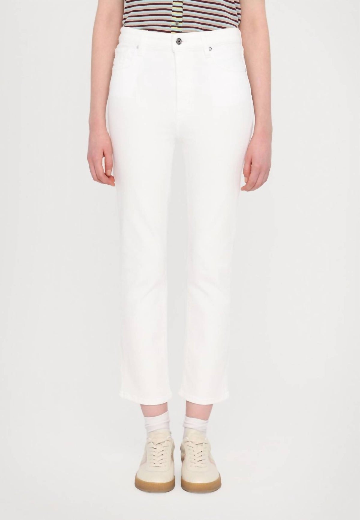 Frame - Pencil Crop Straight Leg Jeans