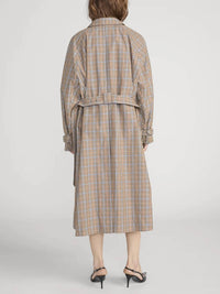 Frame - Plaid Mac Coat