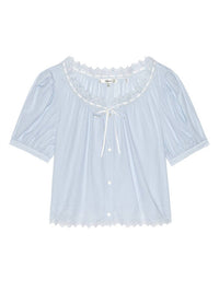 Frame - Serene Scoop Neck Top