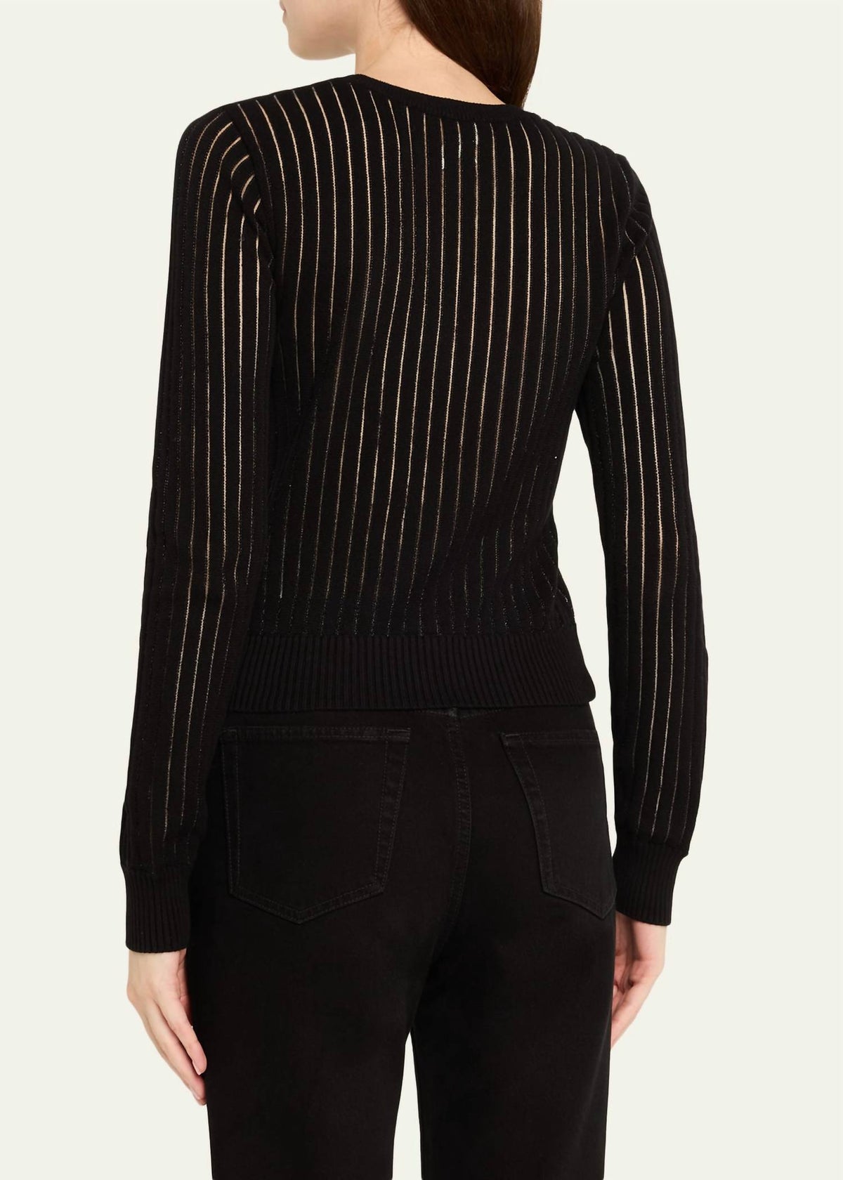Frame - Sheer Stripe Sweater