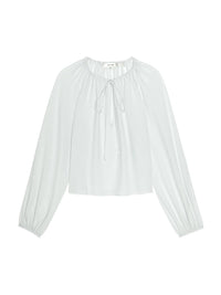Frame - Silk Balloon Sleeve Blouse