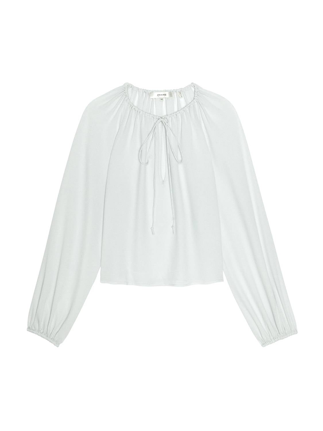 Frame - Silk Balloon Sleeve Blouse