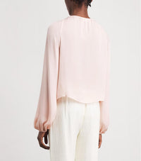 Frame - Silk Balloon Sleeve Blouse