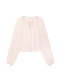 Frame - Silk Balloon Sleeve Blouse