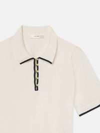 Frame - Sport Polo - beige - clothing - cotton