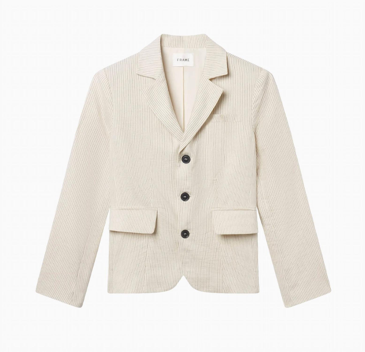 Frame - Striped Smart Blazer