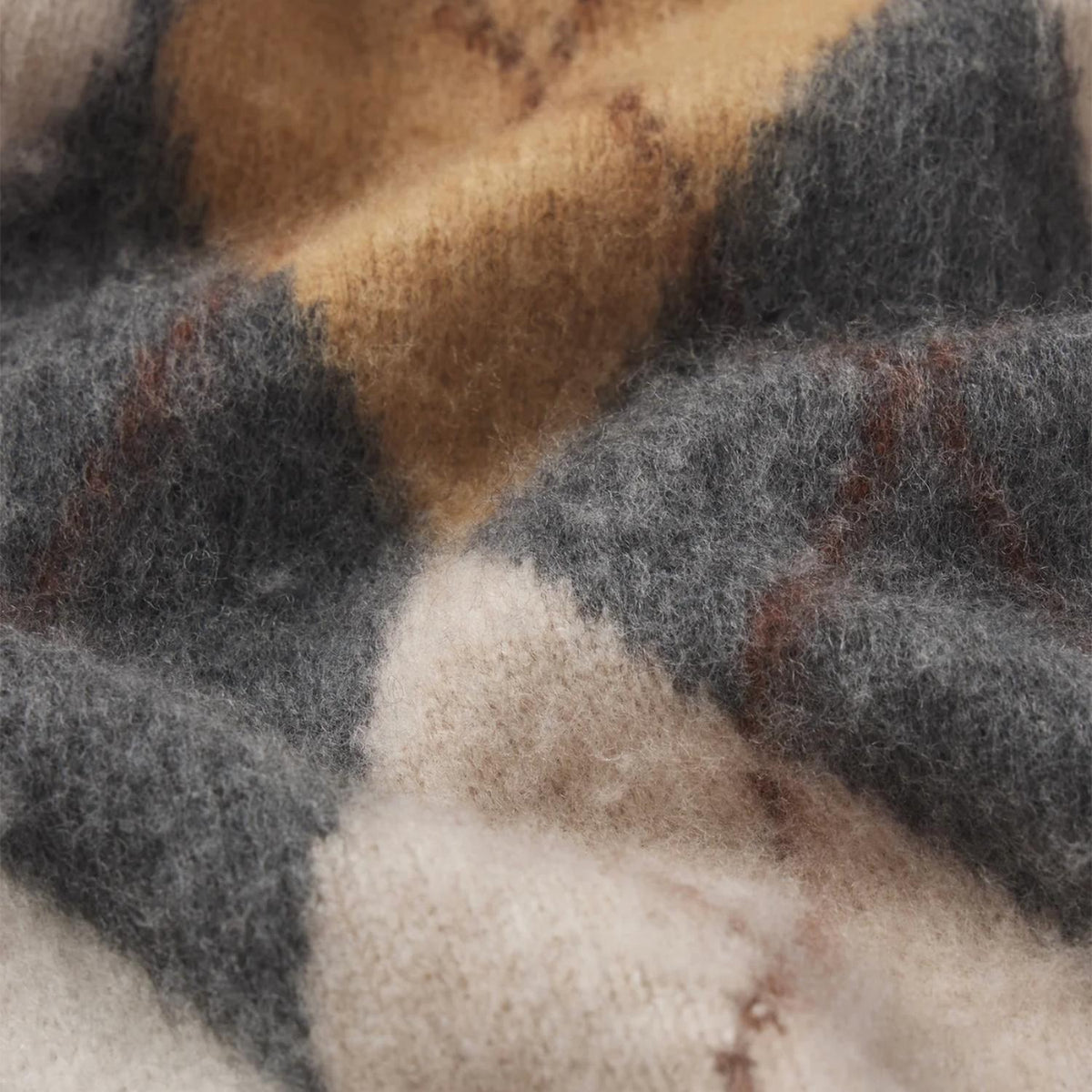 Frame - The Brushed Argyle Cardigan
