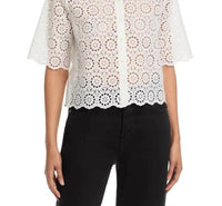 Frame - The Petal Eyelet Shirt