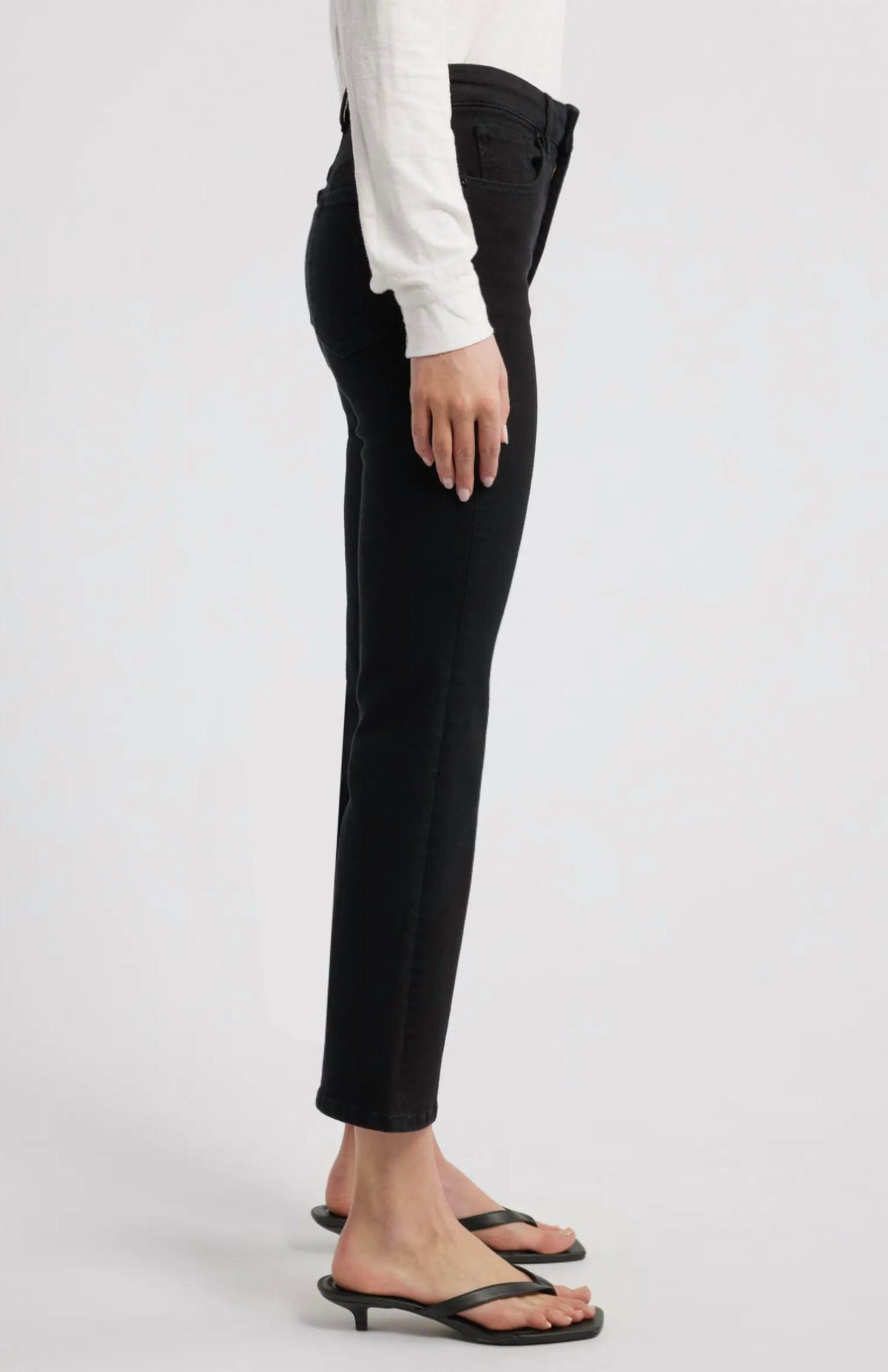 Frame - The Reboot Crop High Waist Ankle Bootcut Jeans