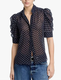 Frame - Tie Print Gillian Top