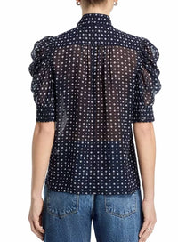 Frame - Tie Print Gillian Top