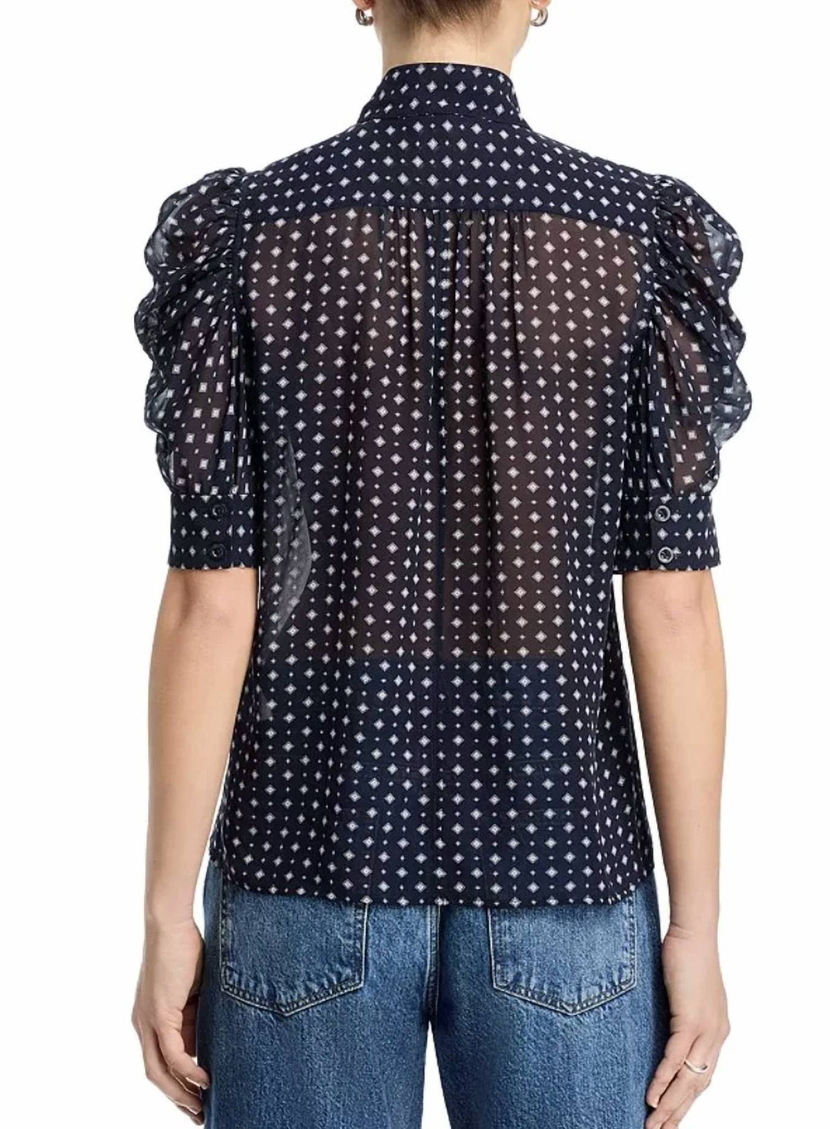 Frame - Tie Print Gillian Top
