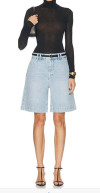 Frame - Trouser Denim Shorts