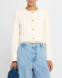 Frame - Tweed Fringe Jacket