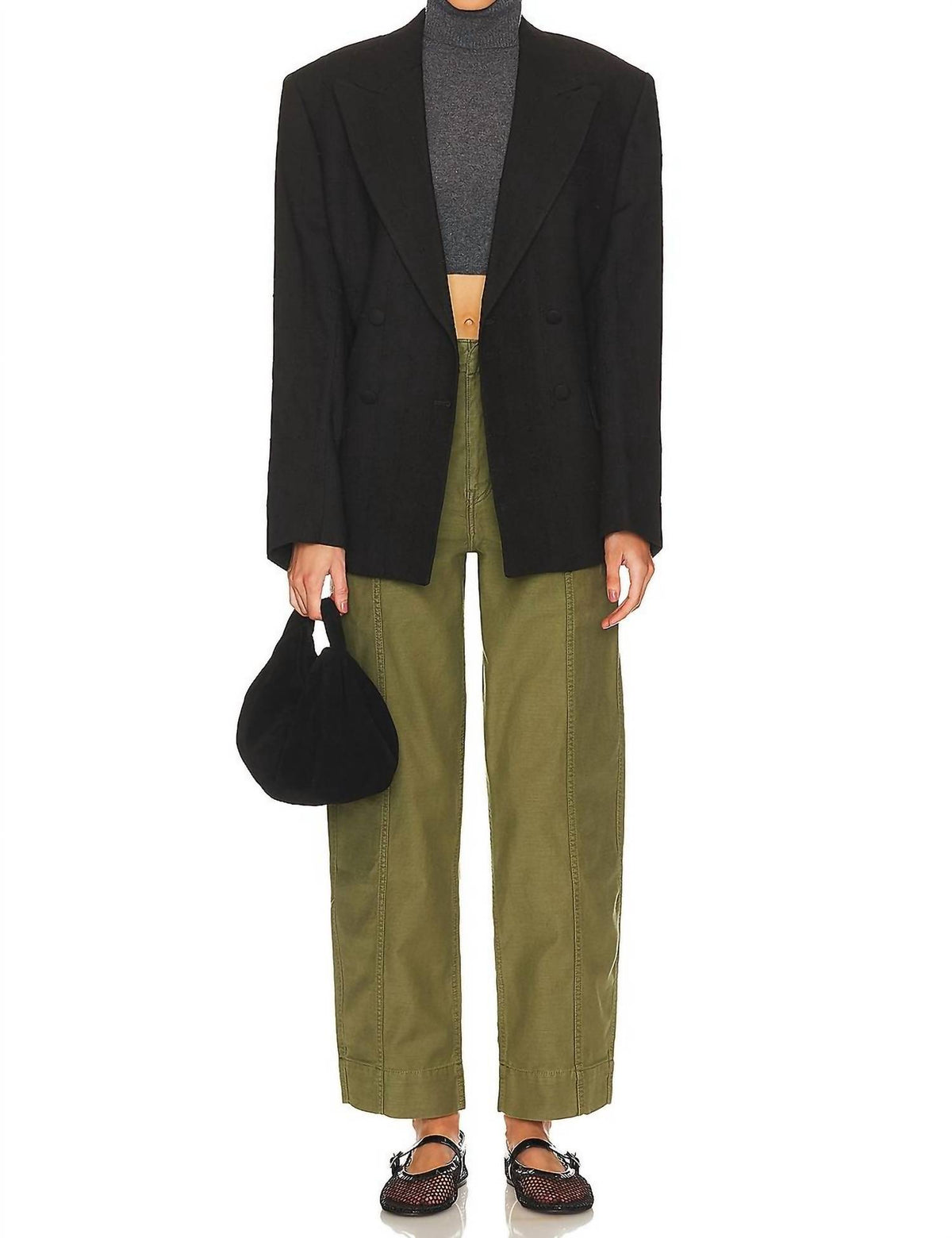 Frame - Utility Barrel Washed Pants