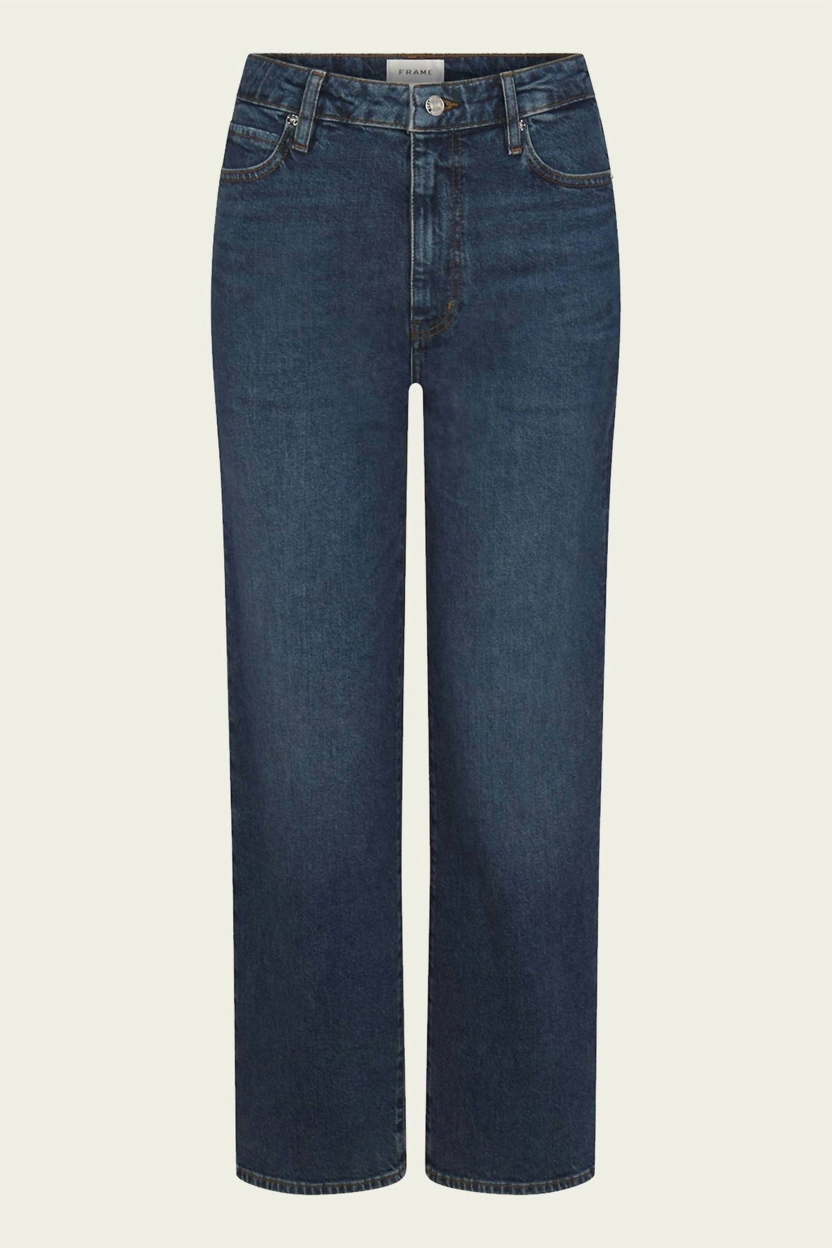 Frame - Wide Straight Leg Jeans