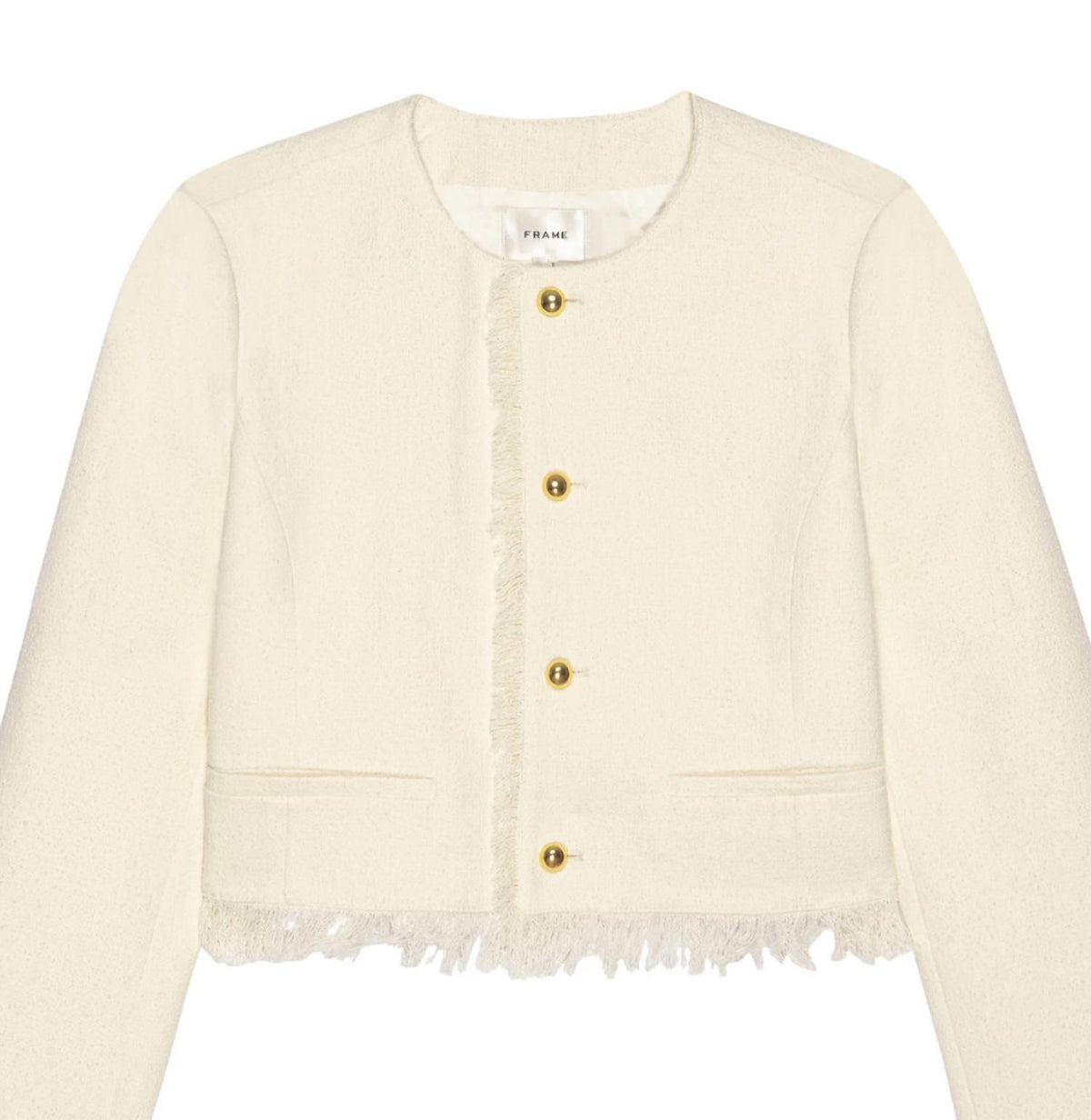 Frame - Women's Tweed Fringe Jacket