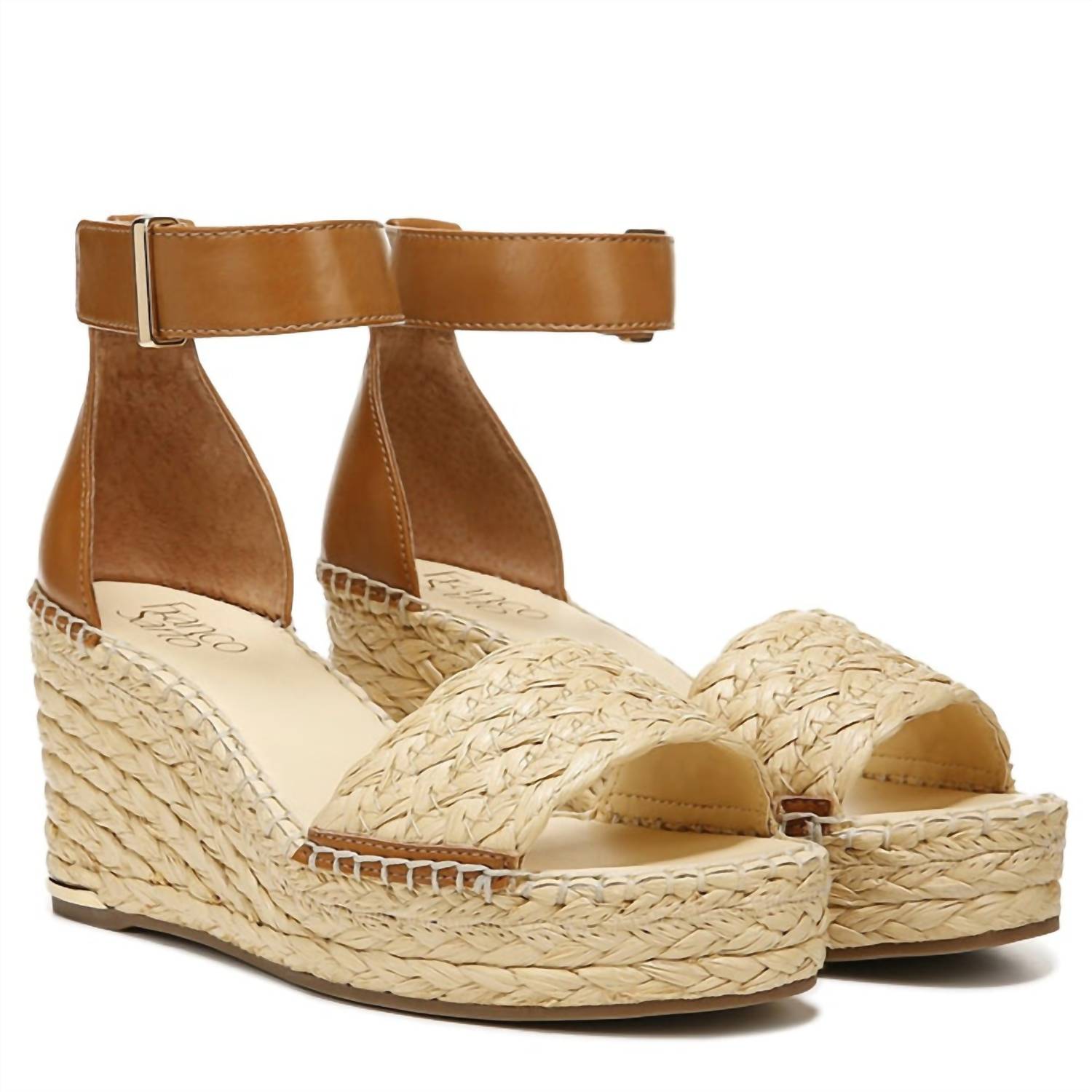 Franco Sarto - Women's Clemens Wedge Sandal - brown - shoes - wedges