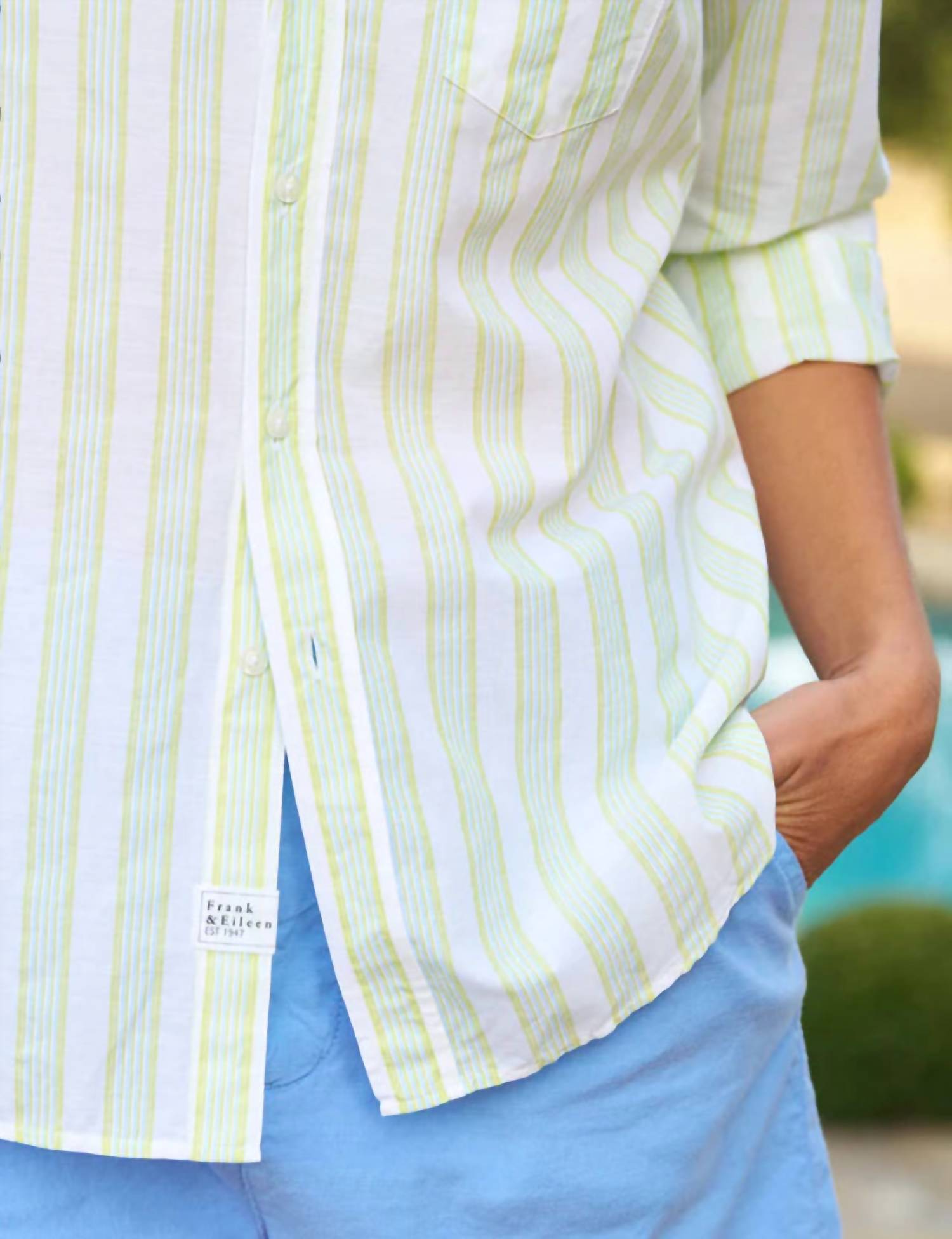 Frank & Eileen - Eileen Relaxed Button Up Shirt - blouses - clothing - cotton - blend