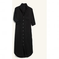 Frank & Eileen - Rory Maxi Shirt Dress - black - clothing - dresses